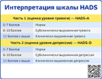 Интерпретация шкалы HADS, превью